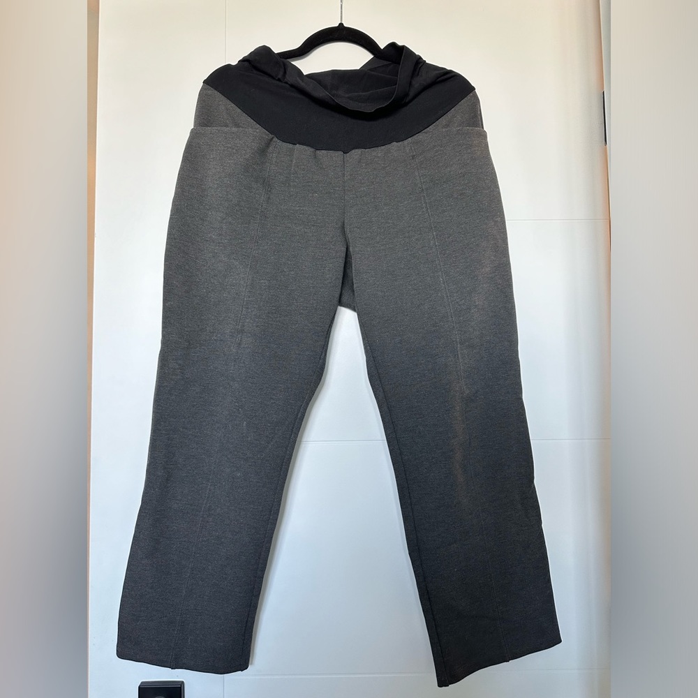 Old Navy maternity crop wide work pants, size large